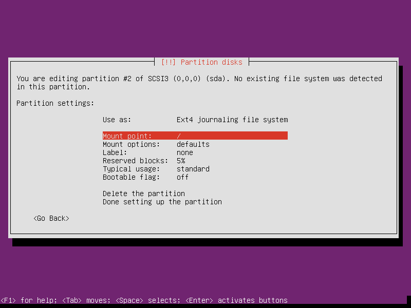 partition disk - boot5