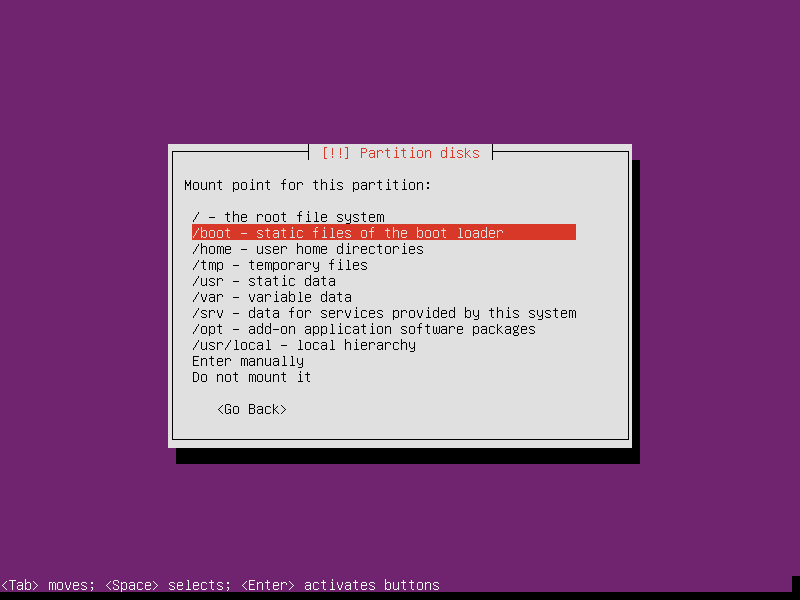 partition disk - boot6